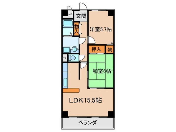 コンフォ－トヴィラ深江橋の物件間取画像